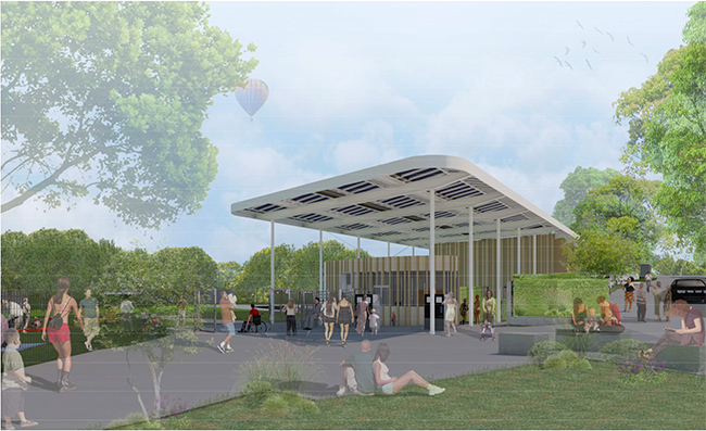 Hangeweiher Neuer Kassenbereich